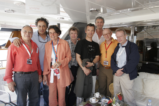 Jean-Michel Humeau, Darius Khondji, Monique Koudrine, Jean-Noël Ferragut, Berto, président de l'AFCF, Jean-Louis Vialard, Steven Poster, ASC et Jean-Jacques Bouhon, président de l'AFC