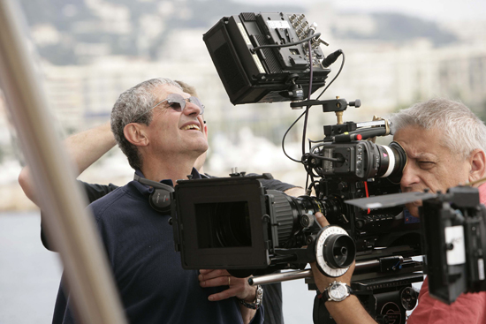 Claude Lelouch et, à la caméra, Gérard de Battista