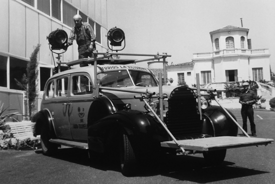 Cadillac 75 Fleetwood 1939 - Equipée en voiture travelling pour les Studios de La Victorine à la fin des années 1950.
