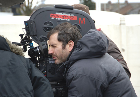 Le réalisateur Xavier Giannoli - sur le tournage de <i>A l'origine</i>