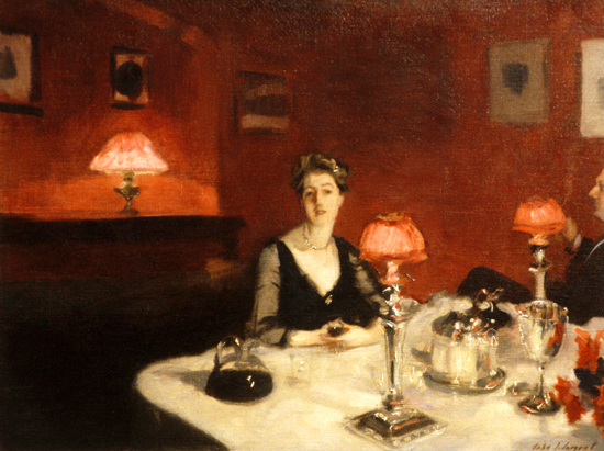 John Singer Sargent - <i>A Dinner Table at Night</i>, 1884