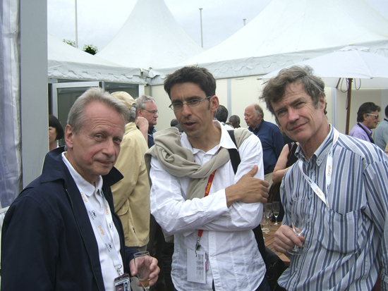 Jean-Jacques Bouhon, président de l'AFC, Nicolas Berard, directeur des ventes pour la France et le Benelux chez Kodak, et Jean-Noël Ferragut