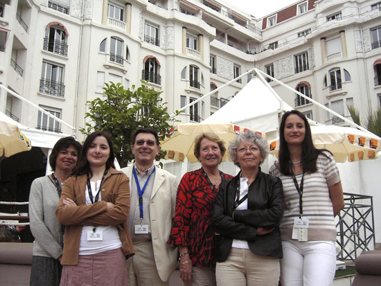 Le jury CST du Prix Vulcain de l'Artiste Technicien - De gauche à droite : Françoise Noyon-Kirsch, Taos Mérad, Angelo Cosimano, Françoise Bonnot, Françoise Berger-Garnault, Argan Le Hir<br class='manualbr' />Photo Jean-Noël Ferragut