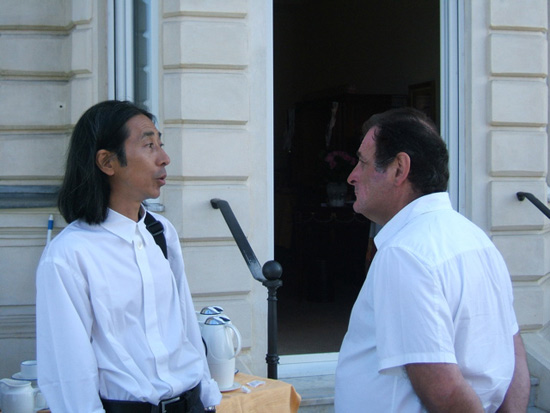 Dans le champ - Tetsuo Nagata et Jean-Claude Larrieu
