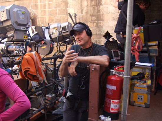 Pierre Aïm - sur le tournage de <i>Jaffa</i> de Keren Yedaya