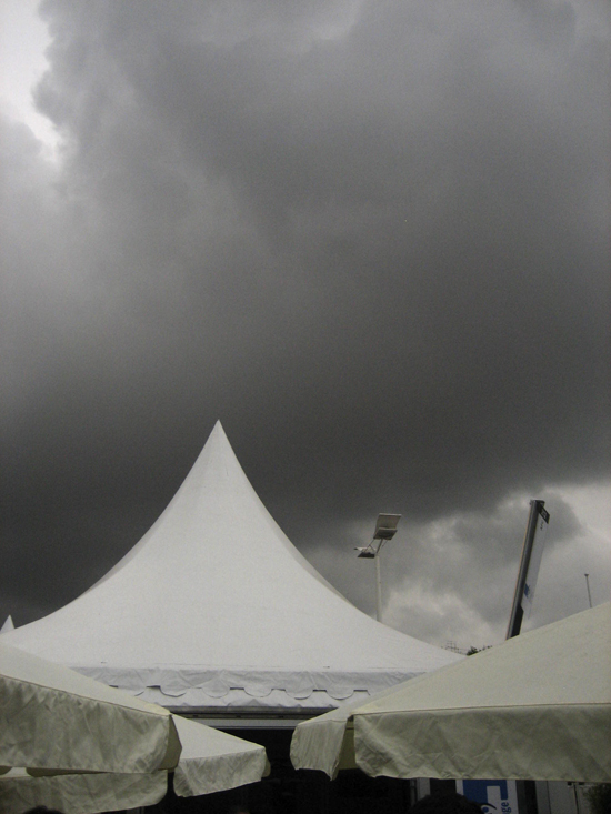 Le temps se gâte au-dessus de Cannes - © AFC - Photo Nicolas Vital