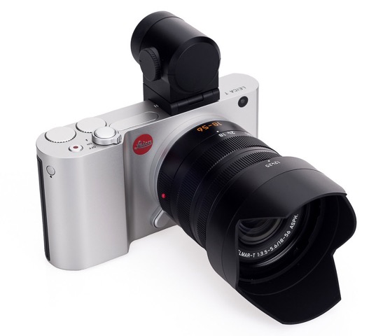 Leica T équipé d'un zoom Leica Vario-Elmar-T 18–56 mm