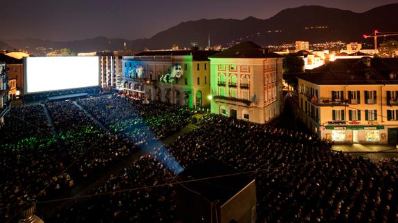 Projection sur la Piazza Grande - Photo Festival de Locarno