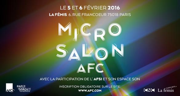 Premières infos sur le Micro Salon AFC 2016