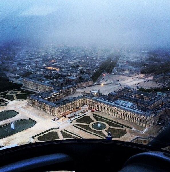 Prises du vues du château de Versailles - DR