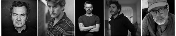 From L to R: Yves Cape, Michał Dymek, Florian Hoffmeister, Joe Saade and Frank van den Eeden