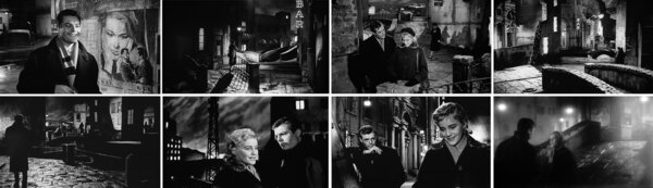 "Les Nuits blanches" (L. Visconti, 1957) - Captures d'images d'après DVD