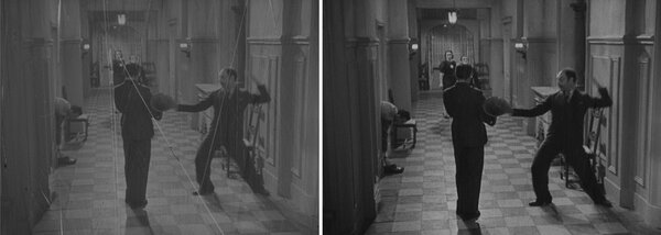 "La Règle du jeu", de Jean Renoir (photographié par Jean Bachelet) - Avant et après restauration