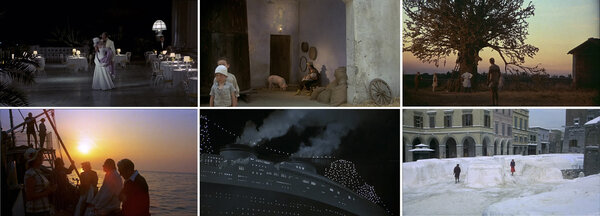 "Amarcord" (F. Fellini, 1973) - Captures d'images d'après DVD