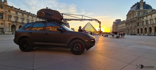 Tournage DS au Louvre