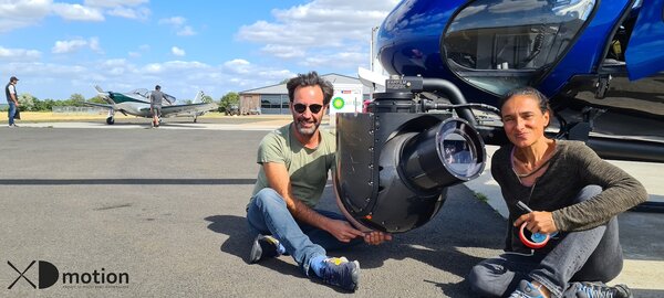 Tournage de "Au-dessus des nuages", de Jérôme Cornuau