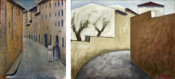 Deux tableaux d'Ottone Rosai