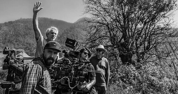 Alfonso Cuaron sur le tournage de "Roma".