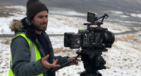 Joshua James Richards sur le tournage de "Nomadland"