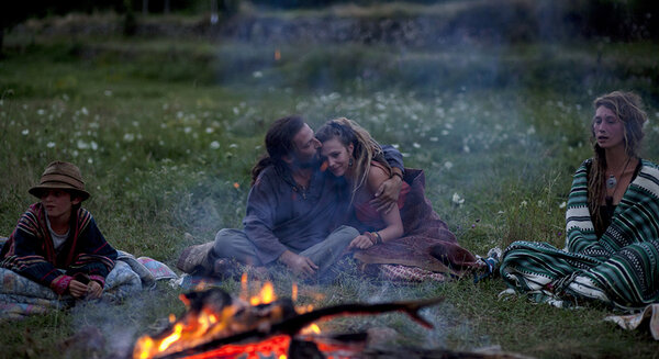Mathieu Kassovitz et Céline Sallette dans "Vie sauvage" - Photo Carole Bethuel