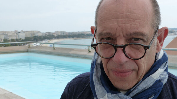 Bruno Delbonnel sur la terrasse de l'Hôtel Le Majestic, Cannes, 24 mai 2019 - Photo Benjamin B