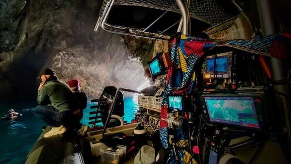 Tournage de la série "Rivages"