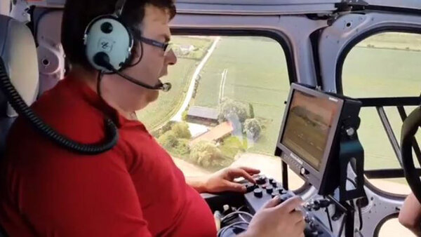 Steve Desbrow, aerial cameraman