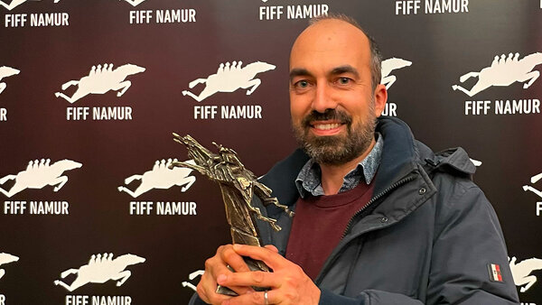 Julien Poupard et son Bayard de la Meilleure photographie