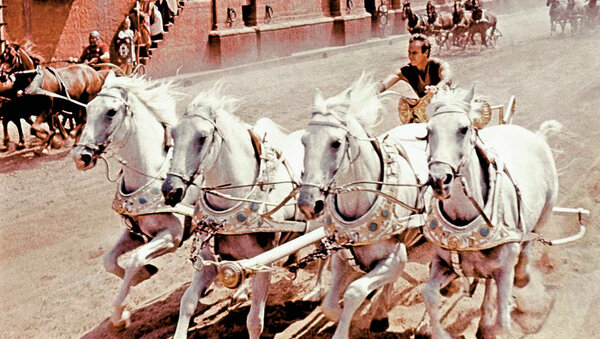 Charlton Heston dans "Ben Hur", de Willima Wyler