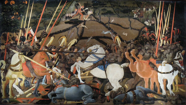 "La Bataille de San Romano” de Paolo Uccello