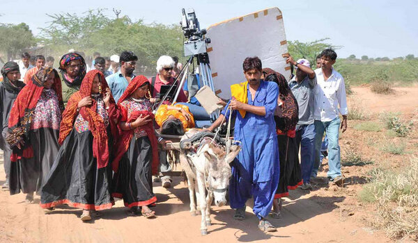 Sur le tournage d'un film photographié par Amitabha Singh