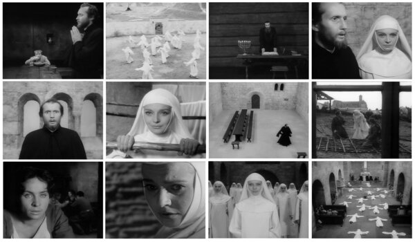 "Mère Jeanne des Anges" (Jerzy Kawalerowicz, 1960) - (Captures d'images DVD)
