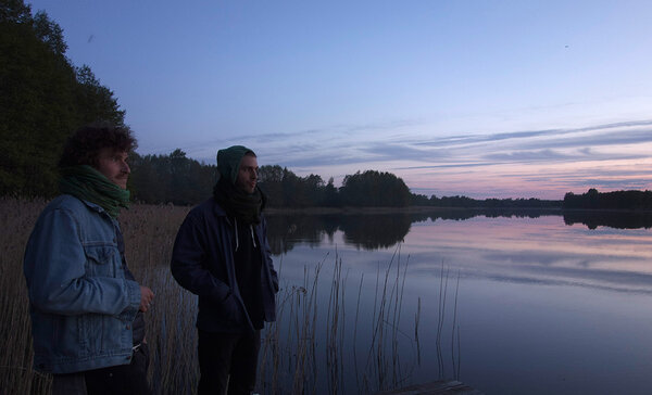 François Abdelnour et Léo Banderet, à droite, le 20 mai 2016 en Lituanie - Photo Agnès Godard