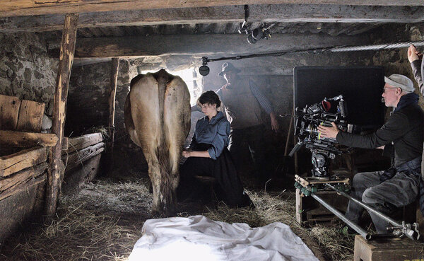 Mikhaïl Krichman sur le tournage de "Vermiglio"
