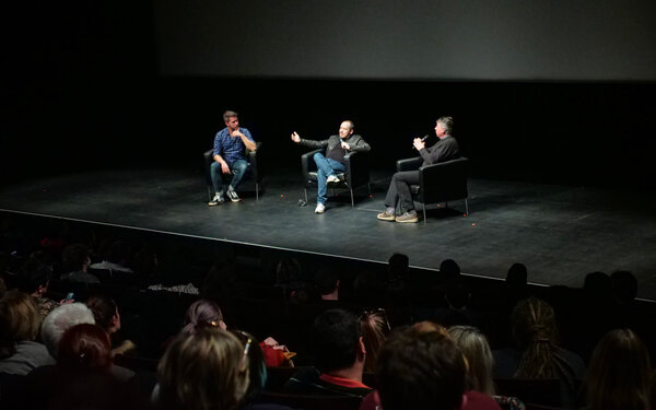 Tibo Pinsard, Alexandre Astier et Jean-Marie Dreujou