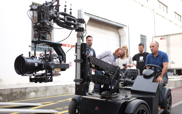 Bernard Sellam sur le Steadicar équipé du Stab-One MK2