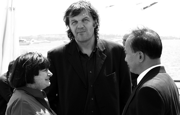 Agnès Varda, Emir Kusturica et John Woo (avec l'aimable autorisation de Kodak)