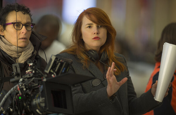 Myriam Vinocour et Marie-Castille Mention-Schaar sur le tournage de "La Fête des mères" - Photo Guy Ferrandis