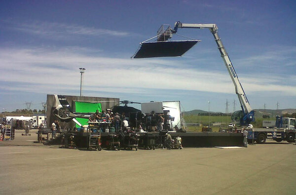Shooting on the ground of "Zoolander 2" - Photo ACS France