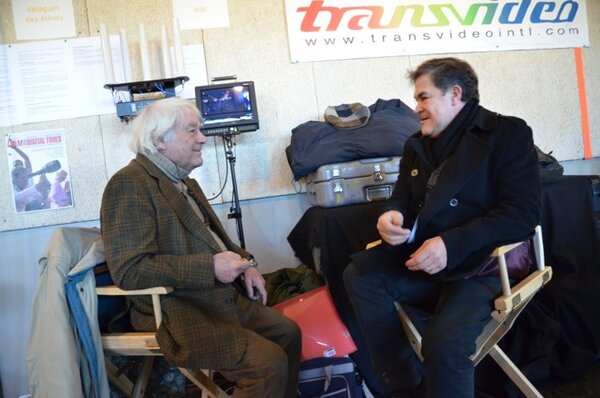 Alain Derobe et Jacques Delacoux lors du Micro Salon en 2012 - Photo Jon Fauer