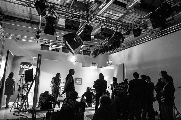 Premier tournage au Studio Pierre Angénieux