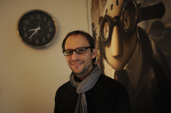 Laurent Witz, coréalisateur du court métrage oscarisé "M. Hublot" - Agnès Dherbeys pour le New York Times