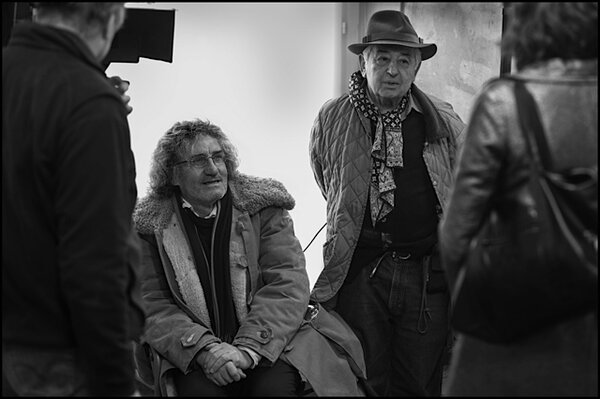 Philippe Garrel et Willy Kurant sur le tournage de "La Jalouise" - Photo Guy Ferrandis