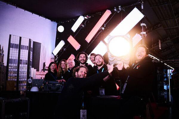 Sur le stand Rosco-DMG - Photo Maxime Turpault
