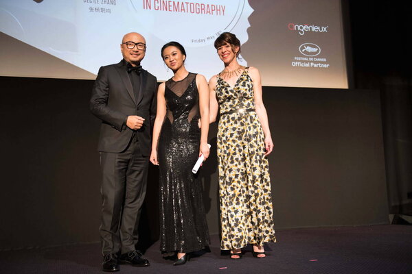 Xu Zheng, Cecile Zhang et Séverine Serrano - Photo Pauline Maillet