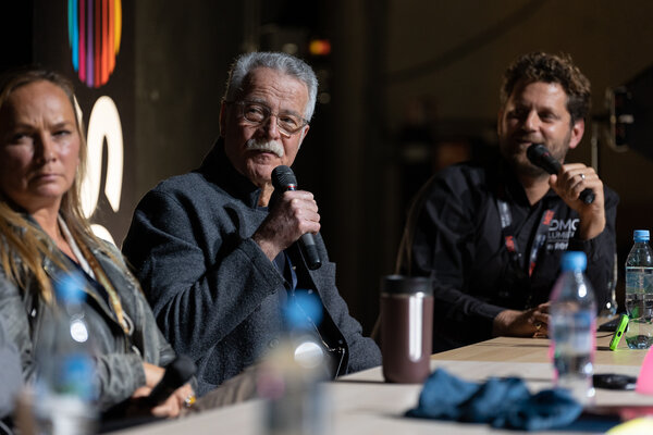 De gauche à droite : Oona Menges, Dejan Georgevich et Nils de Montgrand. - Photo Katarzyna Średnicka