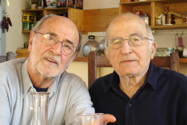Pierre Lhomme et Jean-César Chiabaut, en 2005 - Photo Jean-Michel Humeau