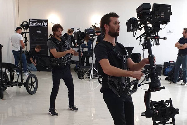 Opérateurs en action lors du stabilizer Event 2019 - Photo Planning Caméra