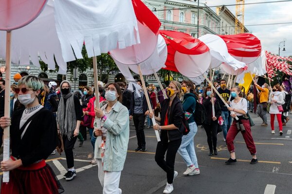 Manifestation à Budapest