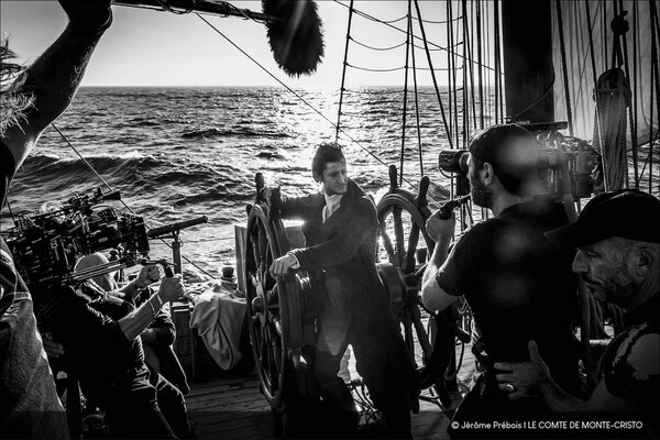 Tournage du "Comte de Monte-Cristo" - Photo : Jérôme Prébois